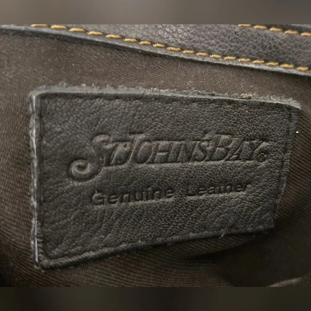 St John's Bay Leather Boho Bag.